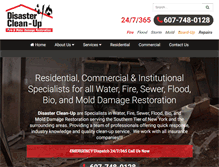 Tablet Screenshot of disaster-cleanup.com